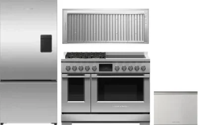 4 Piece Package Includes Refrigerator, Range, Hood And Dishwasher